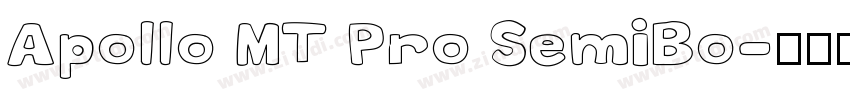 Apollo MT Pro SemiBo字体转换
